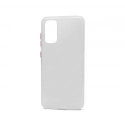 Samsung Galaxy S20+ Plus (6.7in) Slim Matte Hybrid Bumper Case (White White)